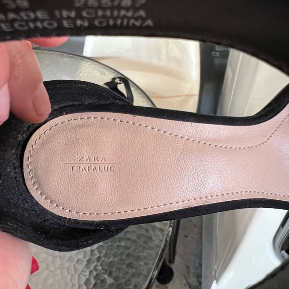 Zara sandal heels size 8 - Picture 9 of 11